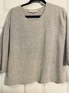 LOFT Heathered Gray Sweater